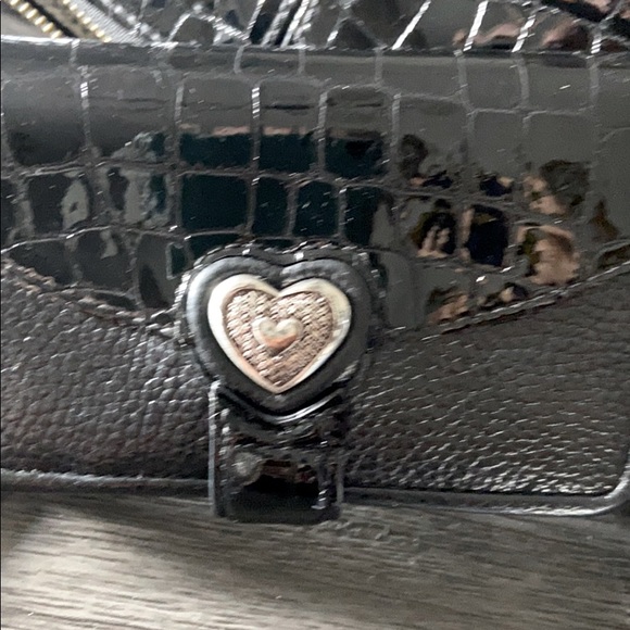 Brighton Handbags - Brighton patent leather Bellissimo heart wallet